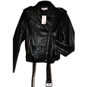 Women | Faux Leather Moto Jacket by Philosophy